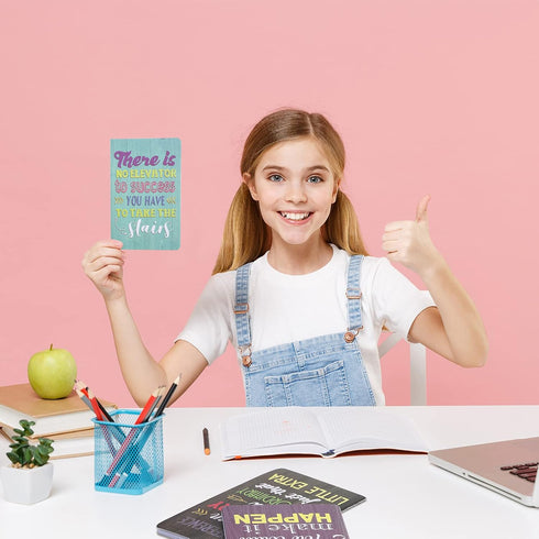 Inspirational Mini Notepads, Motivational Notebook for School, Office, Travel, 12 Styles (Cute Style, 96 Pieces)