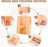 VANKUTL 120pcs 14"x8.3"x3.5" 130 Bread Bags for Homemade Bread Sourdough, Sourdough Paper With Window Sourdough Bread