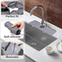 countertop Silica Gel Water tap Grip Drain pad Kitchen Drip Collection Disk pad Dishwashing Sponge Frame be Suitable