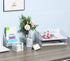 EasyPAG 5 in 1 Desk Organizer Set, 2 Tier Stackable Tray, Letter Sorter, Pen Holder, White