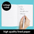 PAPERAGE 6-Pack Composition Notebook Journals, 120 Pages, Small Size (8 in x 5.75 in), Kraft Cover