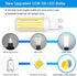 3 Pack G9 Bulbs 8W G9 6000K 110V 75W 80W 100W T4 G9 60W LED Lights for Bathroom Vanity Light Pendant Lights Hanging