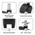 Fevbcnrj 4 3 M8 360-Degree PCS Replacement Casters Wheels Compatible with Sterilite Drawer Cart, Utility Cart Wheels