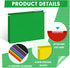HERKKA Extra Capacity Hanging File Folders, 60 Pack, Reinforced Letter Size, 1 Inch Expansion for Bulky Files, 12