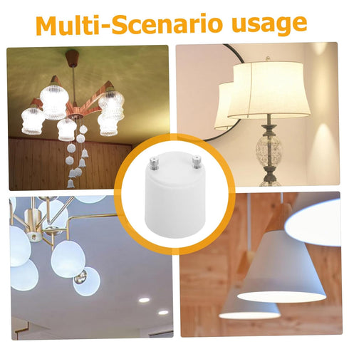 2Pcs Bulb Bulbs NUOBESTY Socket Adapter Converter Upgrade Home Lighting Fixtures Compatible with Standard Durable