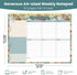 52 Sheets8.5"11"- Weekly To Do List Notepad with Undated Undated Weekly Planner Notepad for Office Desk Accessories