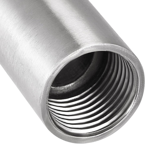 uxcell Shower Head Extension Arm, Stainless Steel 1/2PT Male to 1/2PT Female Thread 70mm Length Cast Pipe Fitting