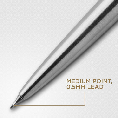 Parker Jotter Duo Gift Set, Stainless Steel Ballpoint Pen & Mechanical Pencil (0.5mm), Quality Blue Ink Refill