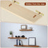 4 2 Inch uxcell PCS Blind Shelf Supports, Heavy Duty Floating Shelf Bracket Metal Hidden Brackets with Screw Wall Mount