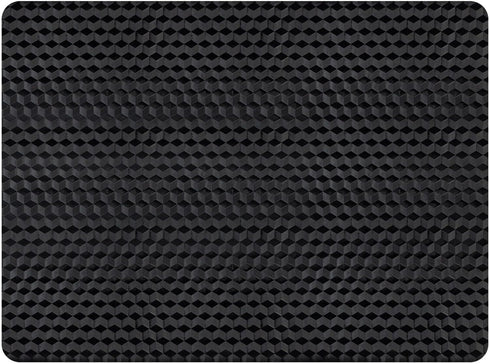 EHVTIZ 36"x48" 3D Chair Mat for Hard Floors, Geometric Textured Floor Protector, Heavy-Duty Office & Home Carpet