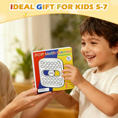 APLIST 4 5 6 7, 2 Pop Math Game for Kids - Addition & Subtraction Game - Educational Toys Learning Toys for Kids Math