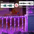33ft 100 120V Brizled Purple String Lights, LED Christmas Lights Outdoor, Connectable Purple String Light UL Certified