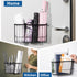 dedoot Strong Magnetic Holder, Black Mesh Organizer Shelf Rack for Whiteboard, Fridge, Recipe, Beverage, Office File