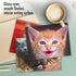 The Best Card Company 10 Assorted Thank You Notes Bulk Box Set with Envelopes (10 Designs, 1 Each) Smitten Kittens
