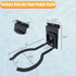 Juformin Trimmer 8" 2 Adjustable Slatwall Hooks, Lockable Slatwall Weedeater & String Hanger, Power Tool Hanger