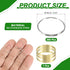300pcs 16mm 304 MECCANIXITY Mini Split Rings, Stainless Steel Jump Ring Small Round Ring Clips Crystals Suncatcher