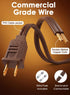25FT 25 G40 Bulbs, E12 SUNSGNE Brown Outdoor String Lights, Shatterproof LED Globe String Lights with LED Waterproof