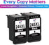 ONLYU Compatible 245XL Ink Cartridges Combo Pack, Replacement for Canon PG 245XL PG243 for PIXMA Printers