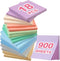 Joyberg 18 Pads Sticky Notes, 3x3” Aesthetic Notes, 9 Colors for Office, School, Home Desks