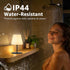 2 IP44 uuffoo Pcs Mini Shower Lamp Rechargeable Table Lamp, Cordless Desk Lamps Bathroom Lamp Touch Warm White and RGB