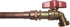 3/4" MIP Brass Ball Valve Hose Bibb with Extra Large Handle and Extended Body