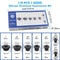 110PCS Grommets Grommet Tophat Silicone Rubber for Wiring Assortment Kit, Waterproof Automotive Firewall Wire Cable