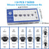 110PCS Grommets Grommet Tophat Silicone Rubber for Wiring Assortment Kit, Waterproof Automotive Firewall Wire Cable
