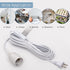 15Ft 4-Pack 360W E26 E27 UL Extension Hanging Lantern Cord Cable JACKYLED with Socket On/Off Button Pendant Lighting