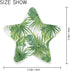 Burbuja 0.2W Tropical Leaves LED Night Light Plug into Wall Star-Shaped Nightlight Dusk to Dawn Auto Sensor for Bedroom