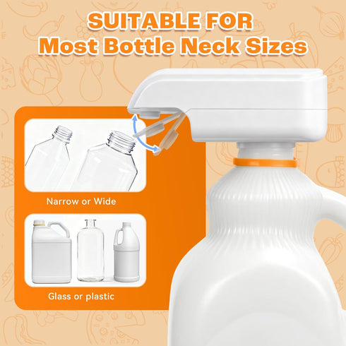 Upgraded Magic Tap Automatic Drink Dispenser - USB Rechargeable, Easy-Clean Design - Hands-Free Beverage Dispenser