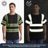 SKSAFETY High Visibility Class 3 Safety T-Shirts - Quick Dry Reflective Short Sleeve Shirts for Men & Women, Medium