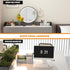 orbixa Under Desk Storage Organizer Clamp-On, Mesh Metal 3-IN-1 Desk Side Storage for Office Supplies & Home Essentials