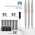 Mr. Pen- Metal Mechanical Pencil Set, 0.7mm, 3 Pack, 0.7 mechanical pencils, mechanical pencil .7, Sketching Pencils, Drafting Pencil, Mechanical Pencil by Mr. Pen