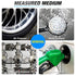 MEANLIN MEASURE 0~200Psi Stainless Steel Pressure Gauge - 1/4" NPT 2.5" FACE DIAL Liquid Filled for Water Oil Air