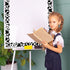 Whaline 98.4ft Cow Print Bulletin Board Borders – 3 Sizes Black White Die-Cut Stripes for Classroom Office Decor