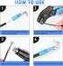 Nilight 140PCS Heat Shrink Piggy Back Spade Terminals, Assortment Kit for 22-16/16-14/12-10 AWG