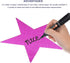 MECCANIXITY 100 Pack Glitters Star Cutouts Paper, Five Star Confetti for Birthday Party Classroom Wedding Wall