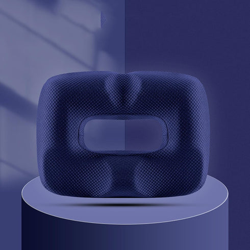 Generic Orthopedic Seat Cushion for Hemorrhoid Relief - Breathable Memory Foam Chair Pad