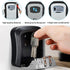Key Lock Box, Resettable 4 Digit Combination Spare Key Safe, Weatherproof Key Storage Lock Box for Home, Office