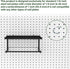 2 Pack Paper Towel Holder for Pegboard, Pegboard Paper Towel Holder with Shelf, Heavy Duty Peg Board Accessory