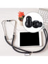 Maitys 24 Pieces Universal Soft Silicone Stethoscope Ear Tips Earpieces Earbuds (Black)