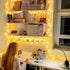 JMEXSUSS Warm White Indoor String Lights for Bedroom, Classroom Lights 8 Modes Twinkle Fairy Lights Plug in, 33ft 100LED Christmas Lights Outdoor Waterproof by JMEXSUSS