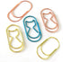 Gold Large Paper Clips, Jumbo Wide Cat 2 Inch, 20 Pcs, Fat Rustproof Smooth Wire Clips for School Office