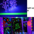 60ft 240 Solhice Black Light String Lights for Glow Party, LEDs Blacklights Fairy Lights with Remote Plug