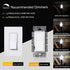 CRLight 2W 4000K LED Candelabra Bulb, 25W Equivalent, E12 Chandelier Dimmable, 6 Pack