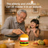 Dimmable 8 Cuifati Hamburger Night Light, Stepless BT Speaker with Soothing Sounds, White Noise Machine for Bedroom