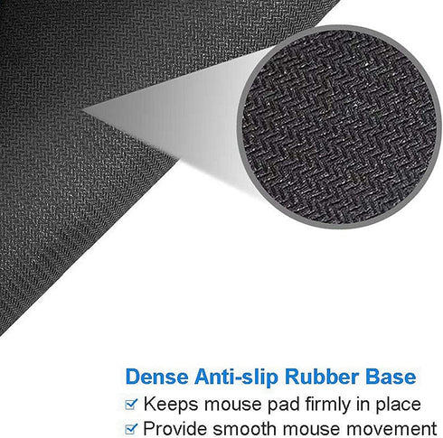 Custom Square Gaming Mouse Pad, Office Mouse Pad with Anti-Slip Rubber Base for Desktop Computer and Laptop