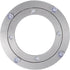 ChiweiJ (4 inches*H8.5MM) Heavy Duty Aluminium Alloy Rotating Bearing Plate, Round Table Turntable for Dining Cake