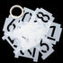 20 Pieces Curb Stencil Kit - 0-9 Numbers Stencils Kit, 14 Mil Plastic, 4 Inch Tall Numbers with Masking Tape