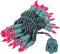 Novelty Lights 11 Feet 50 Bulbs Traditional Incandescent Mini Lights, Pink on